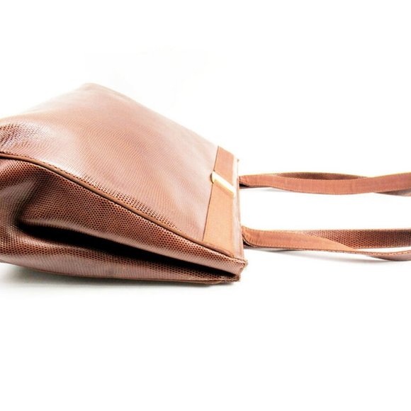 Ferragamo Tote Bag Vala Hardware Leather Auth T17230 - Picture 5 of 8